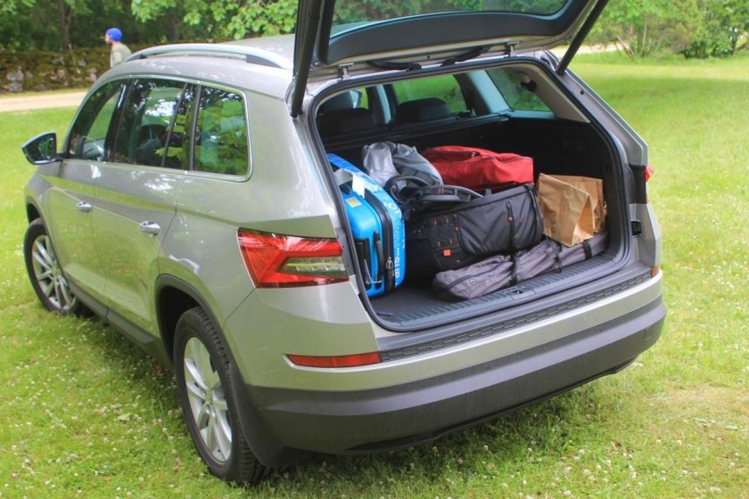 Skoda Kodiaq багажник