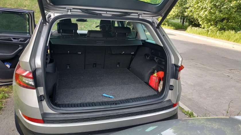 Шкода Кодиак багажник