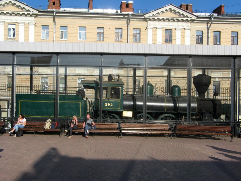 Паровоз Ленина на Финляндском вокзале