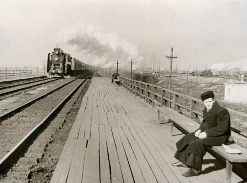 1960 Год Железнодорожная станция депо Куйбышевской