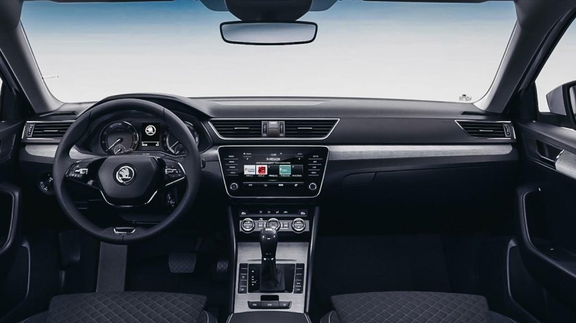 Škoda Octavia 2023 салон