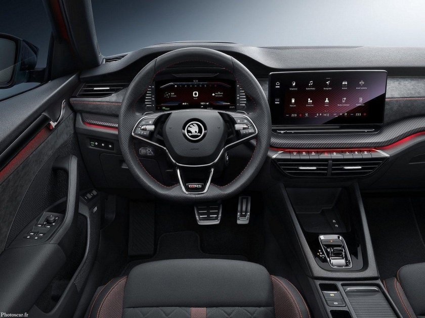 Skoda Octavia RS 2021 салон