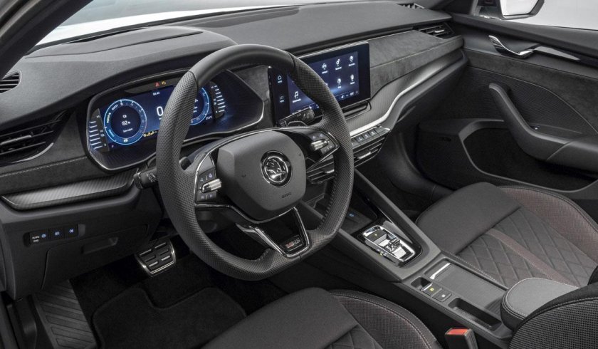 Skoda Octavia 2021 салон