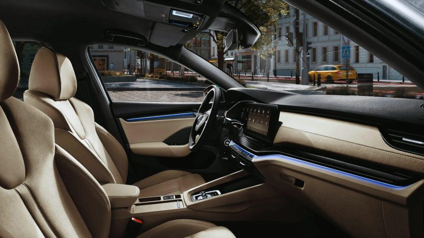 Skoda Octavia 2022 салон
