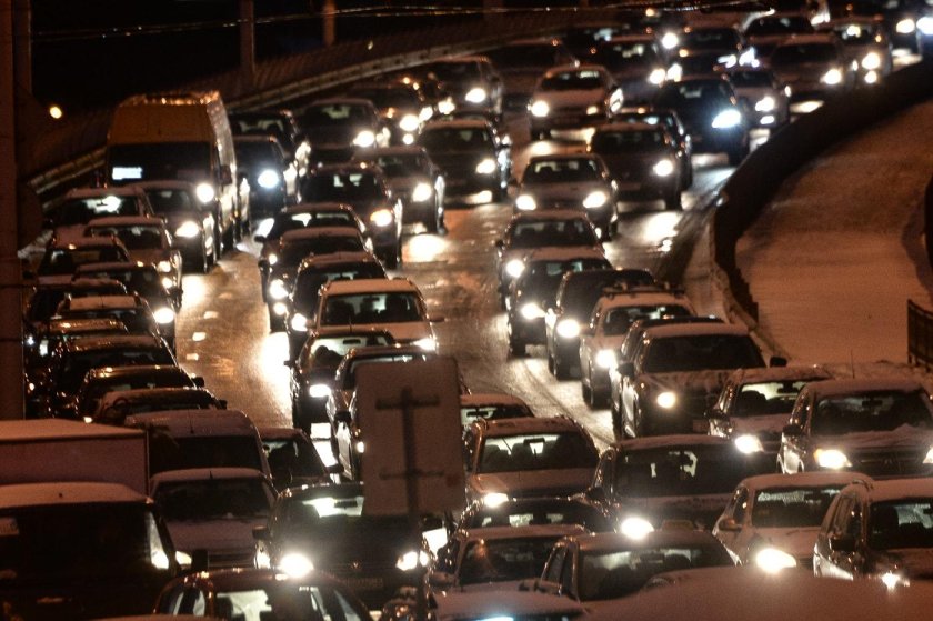 Пробка машин