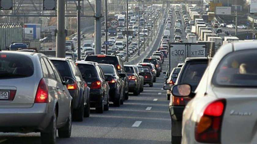 Пробка машин