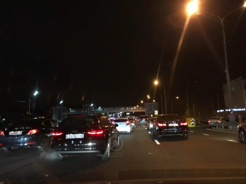 Пробки Минское шоссе