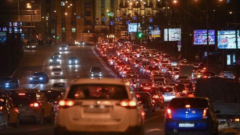 Кутузовский проспект пробки