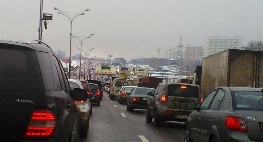 Пробка машин