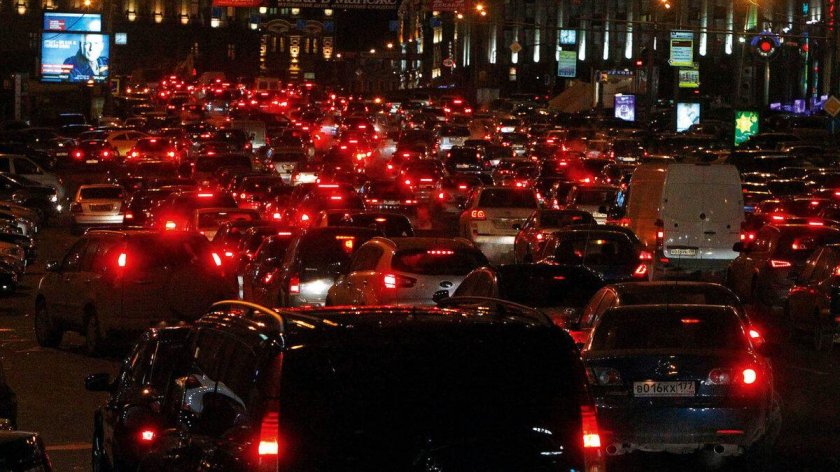 Кутузовский проспект пробки