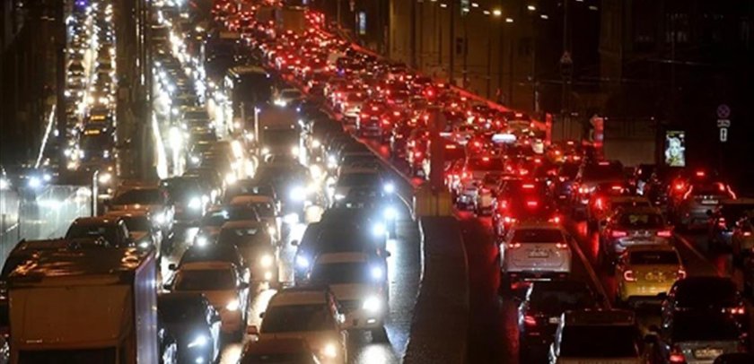 Пробка машин