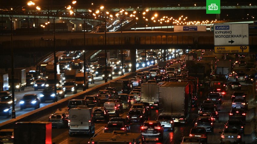 Пробки в Москве