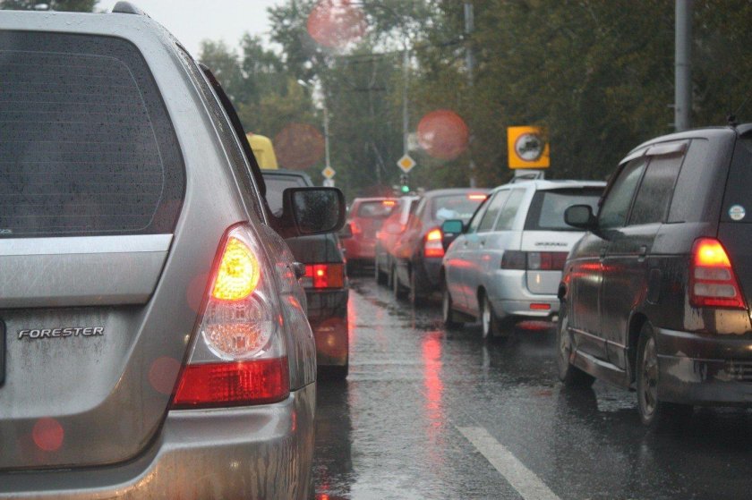 Пробка машин