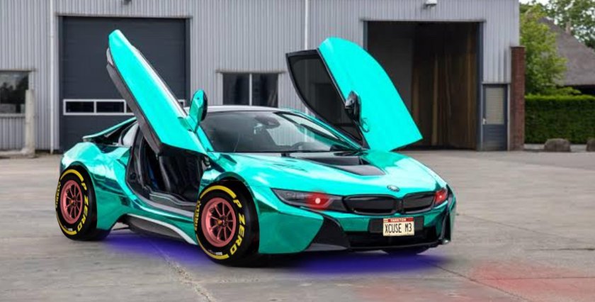 Bmw i8 green