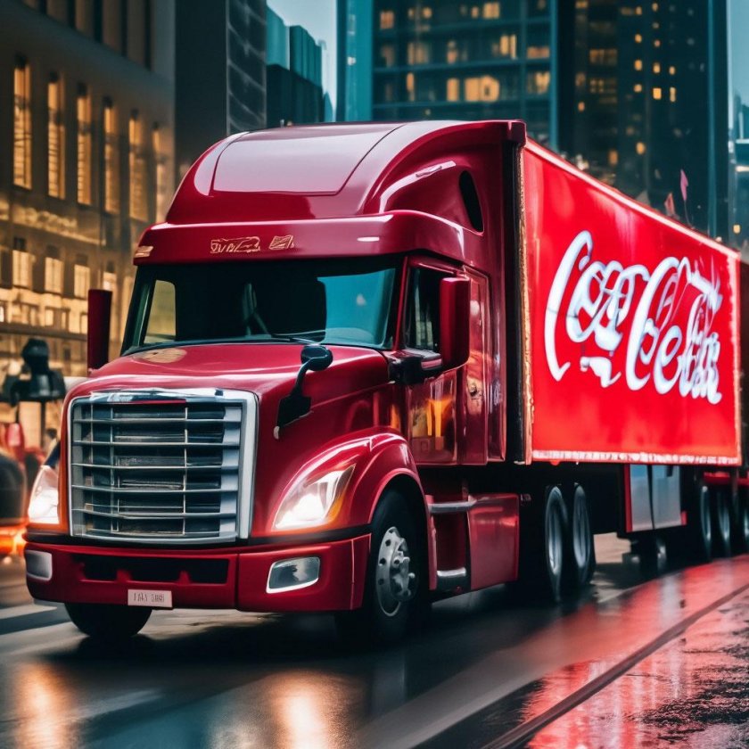 Грузовик coca cola