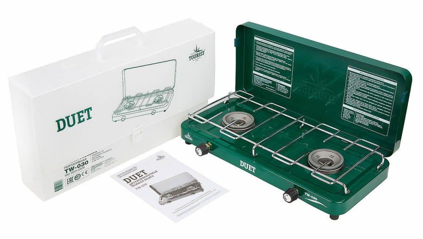 Плита газовая двухконфорочная Duet TW-030