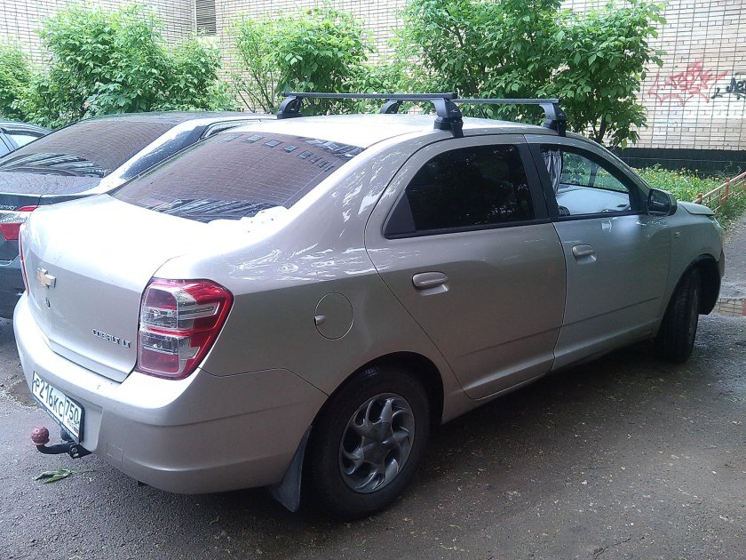 Багажник на крышу Шевроле кобальт 2013