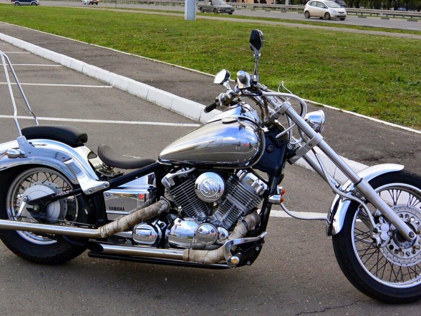 Yamaha Drag Star 400 удлиненная вилка