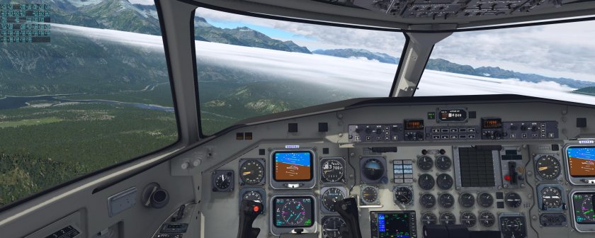 Saab 340 кабина