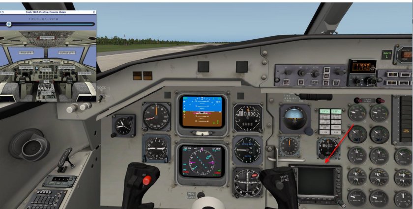 Saab 340 кабина