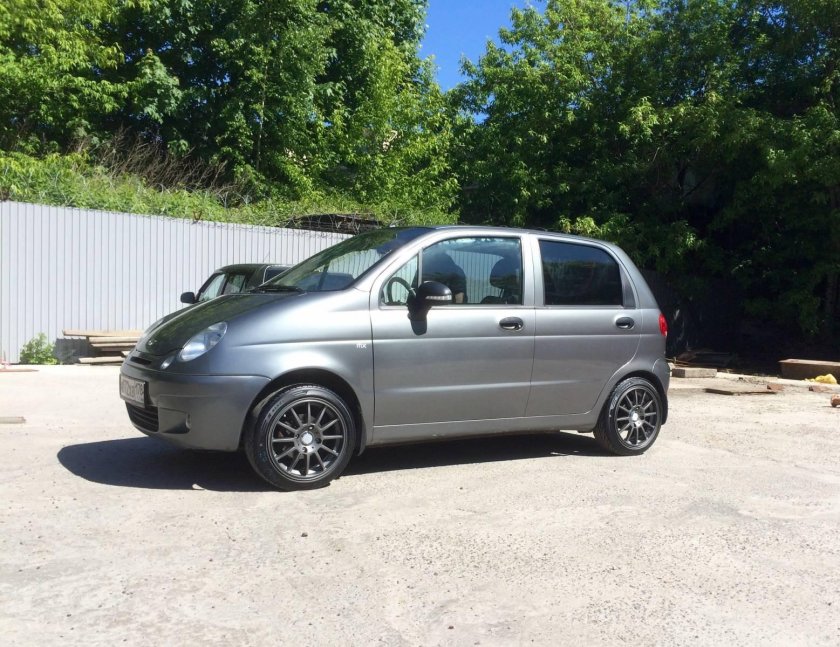 Daewoo Matiz радиус колеса