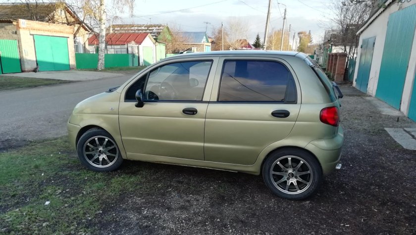 Daewoo Matiz на 15 колесах