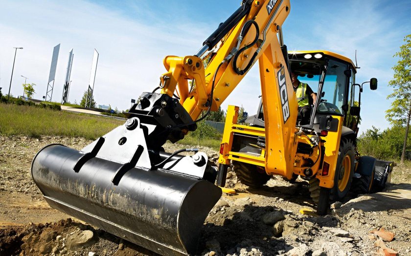 Планировочный ковш на JCB 3cx