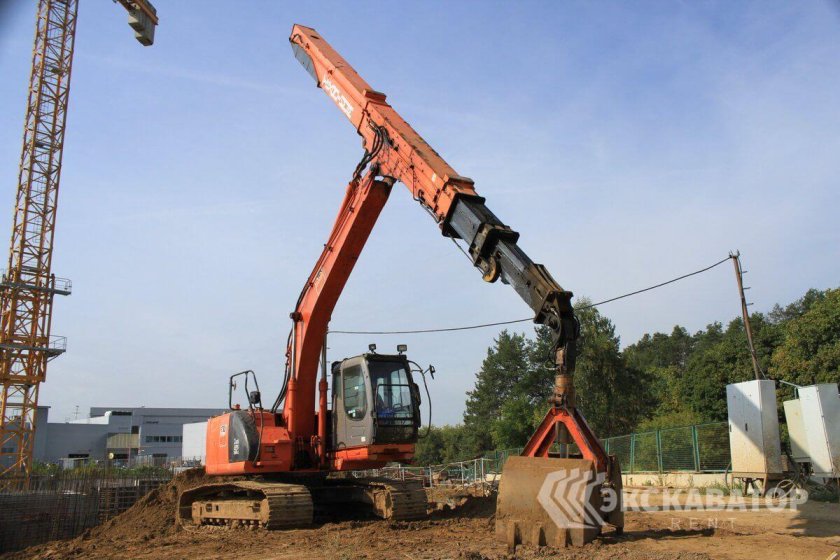 Hitachi Zaxis 225 грейфер