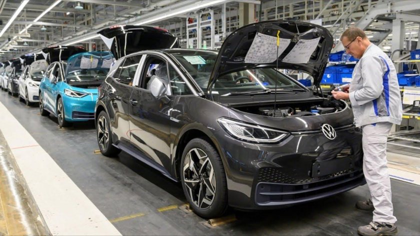 Завод Фольксваген в Германии