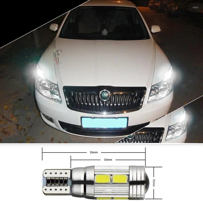 Габаритные огни Шкода Октавия а5