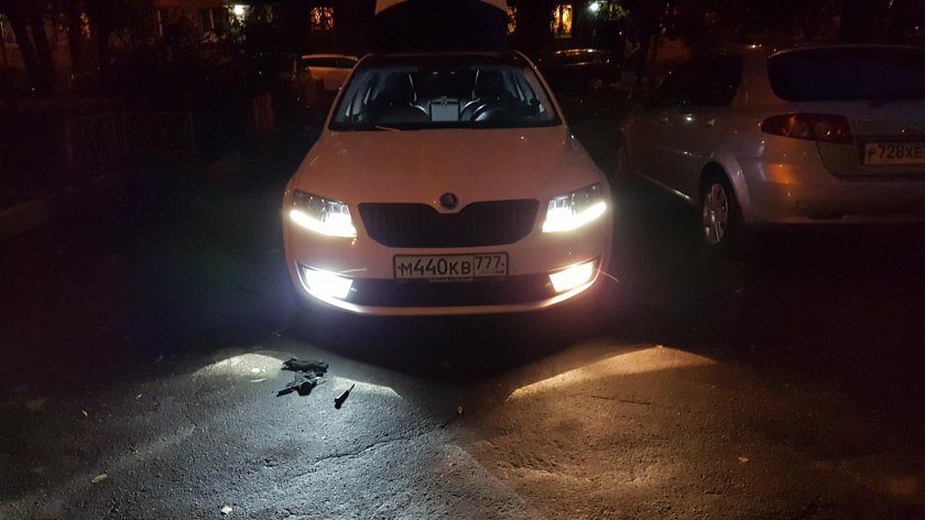 Лед лампы в галоген Шкода Октавия а7