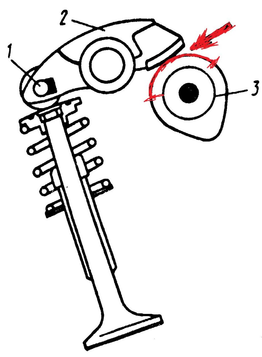 Толкатель газораспределительного механизма двигателя