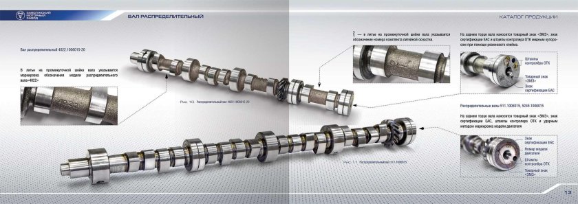 Вал распределительный ЗМЗ 409