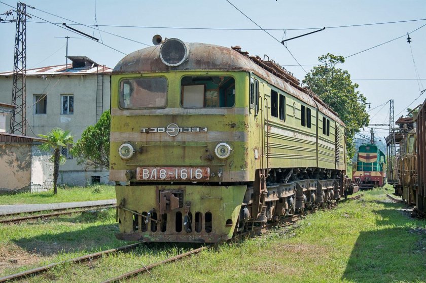 Электровоз вл8 Абхазия