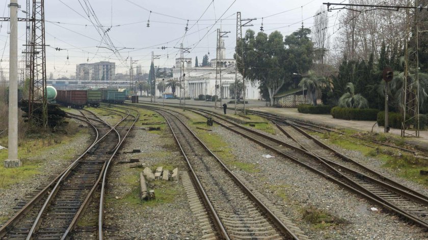 Абхазская железная дорога Очамчыра