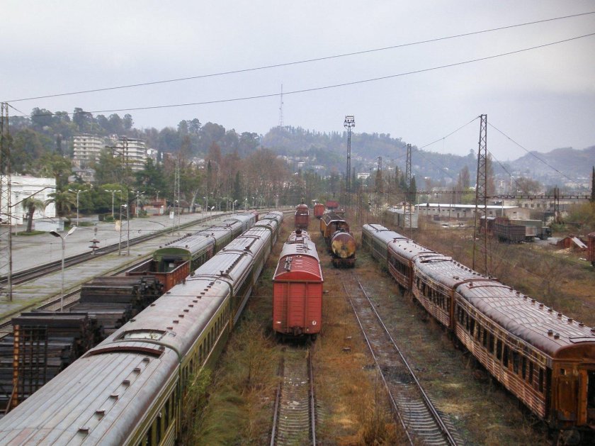 ЖД мост Абхазия Грузия