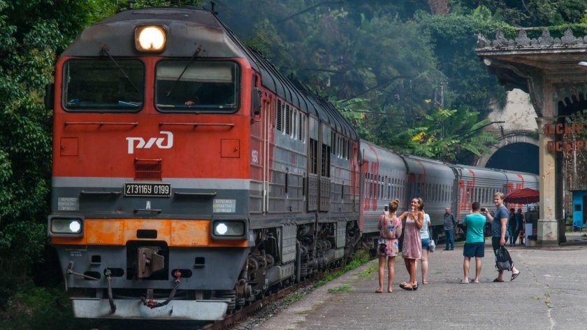 Заброшенная ЖД станция в Абхазии Псырцха