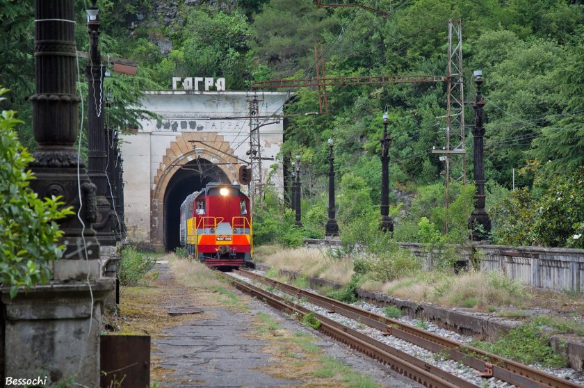Абхазия железная дорога Сухум