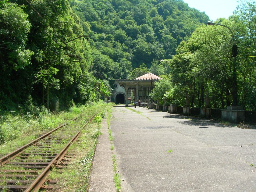 Новый Афон станция Псырцха