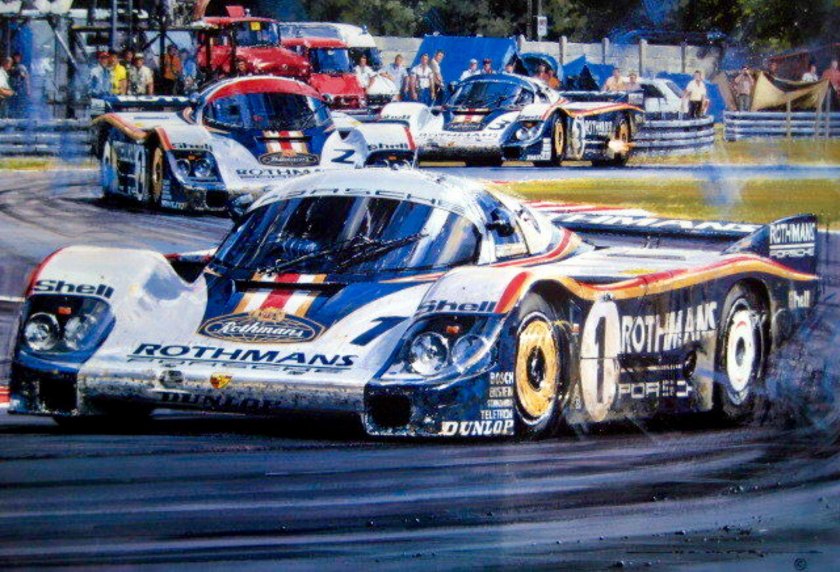 Le mans Porsche 956
