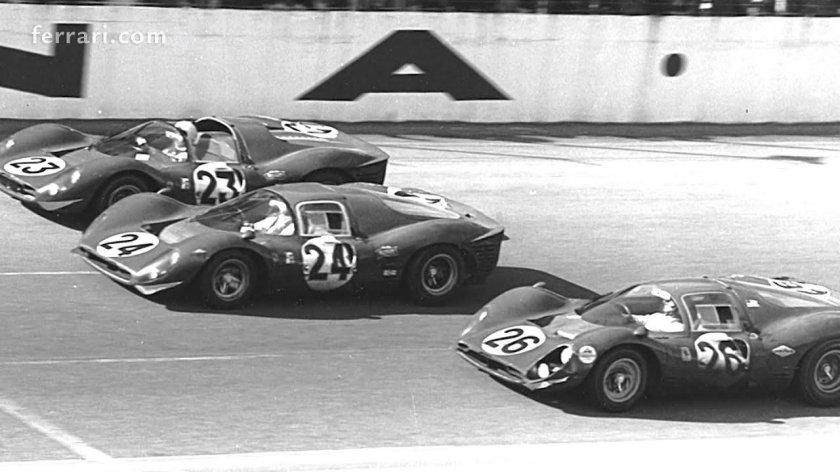 Финиш Форд в Ле-Мане 1966