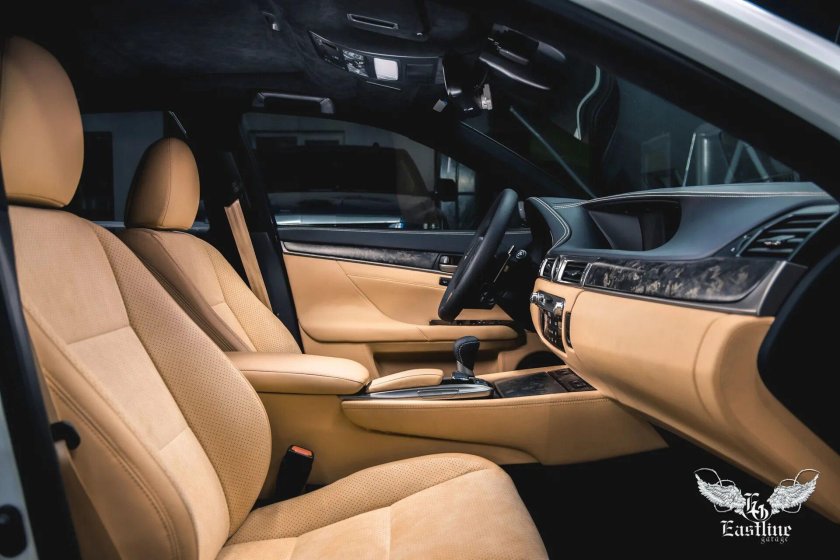 Лексус салон алькантара