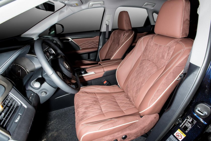 Алькантара салон Лексус rx350