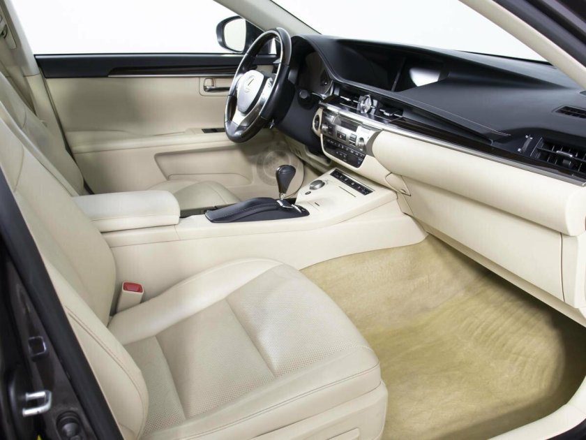 Лексус es 250 бежевый салон