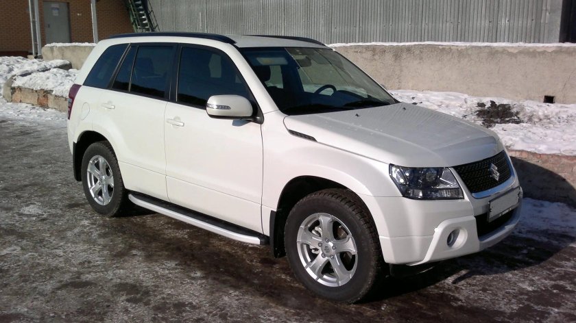 Сузуки Гранд Витара 2008 белая