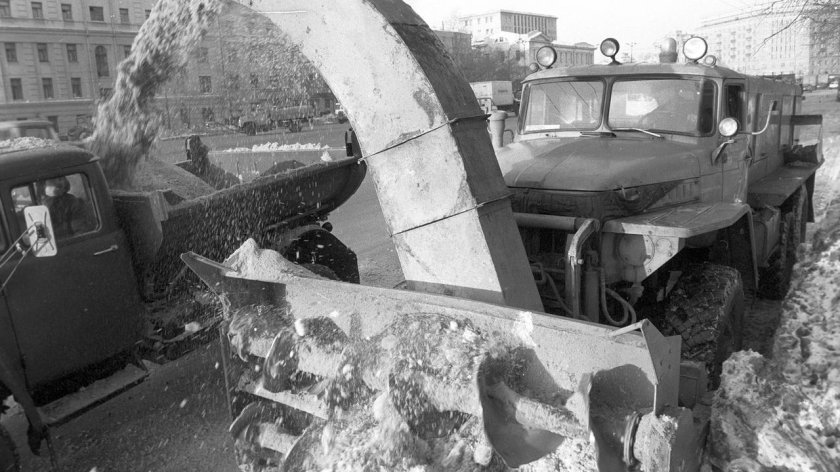 Снегоуборочная техника СССР