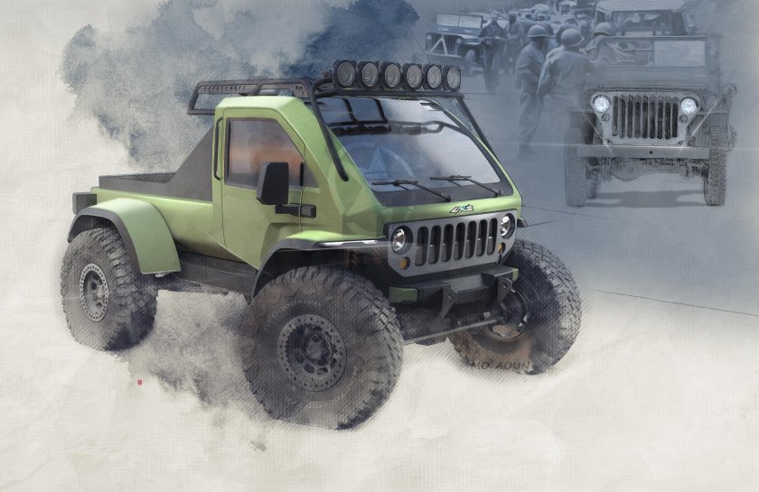 Джип форвард контрол