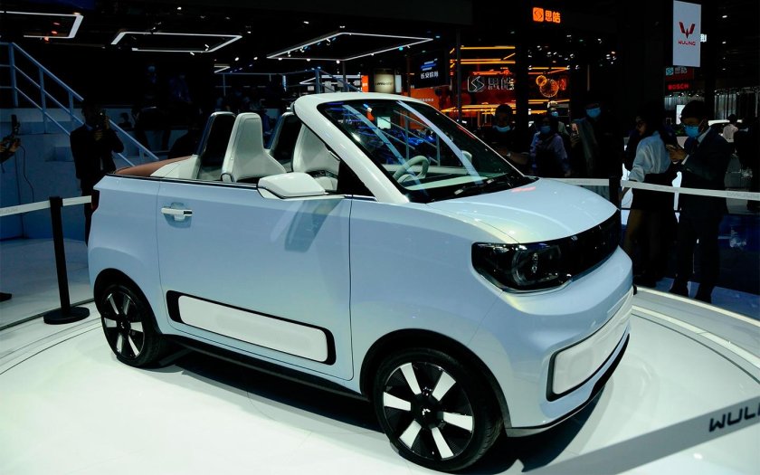 Wuling mini ev кабриолет