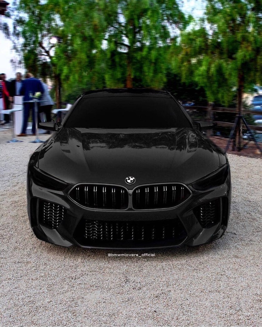 БМВ м8 черная