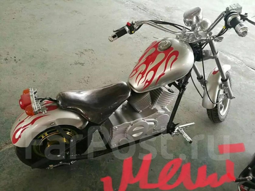 Электромотоцикл greencamel chopper c100